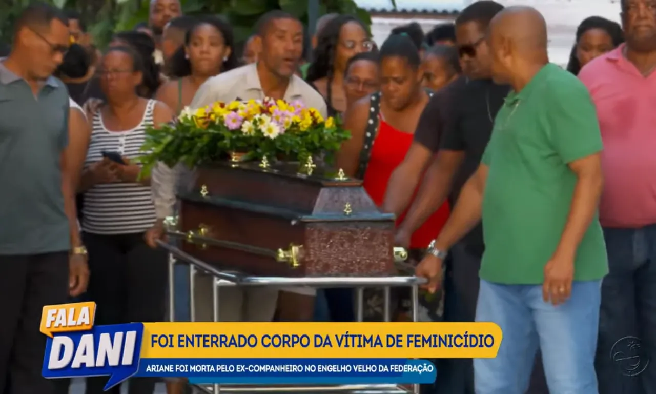 Sepultamento de Ariane Cerqueira da Silva