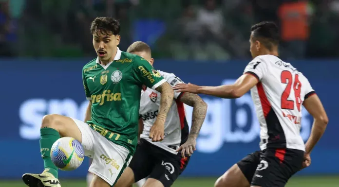 Vitória e Palmeiras em jogo da 20ª rodada do Brasileirão de 2024. Foto: Cesar Greco | Palmeiras