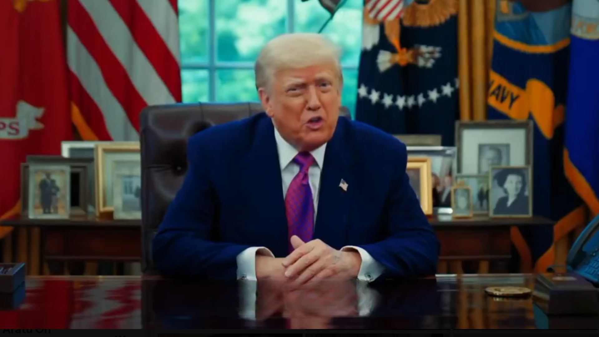 Donald Trump foi diagnosticado com insuficiência venosa crônica | Imagem: reprodução/X