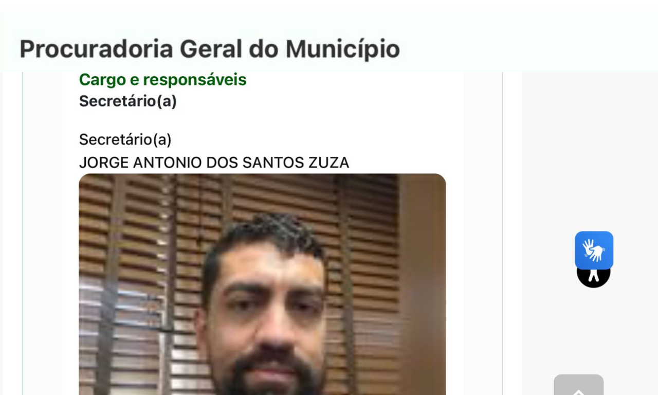 Informações do Dr. Jorge Zuza seguem no site da Prefeitura como um dos representantes de Itaberaba