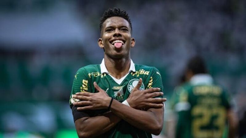 Estêvão, atacante do Palmeiras. Foto: Divulgação