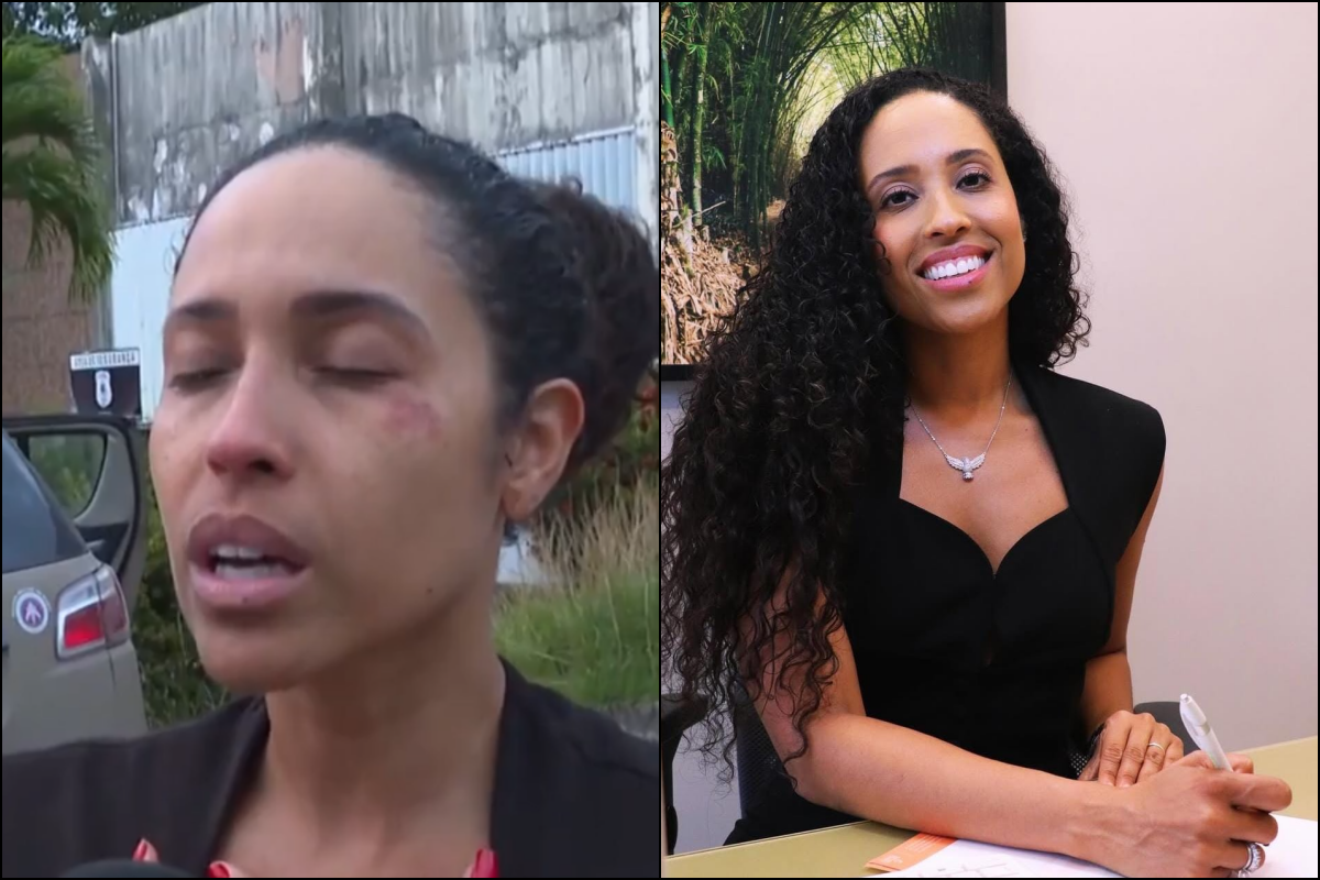 Nutricionista Tâmara Ferreira relata agressões e ameaças durante sequestro em Salvador. Foto: TV Bahia e Redes Sociais