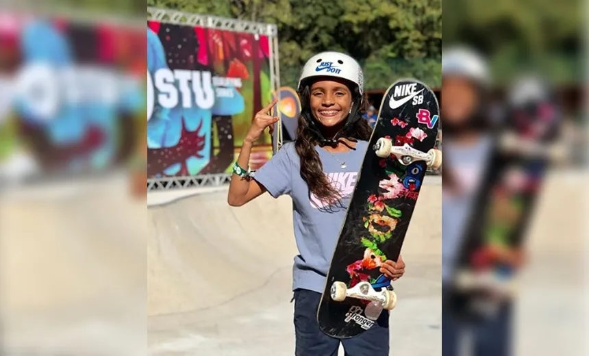 Com 11 anos, promessa do skate brasileiro disputa neste fim de semana em Lauro; veja programação