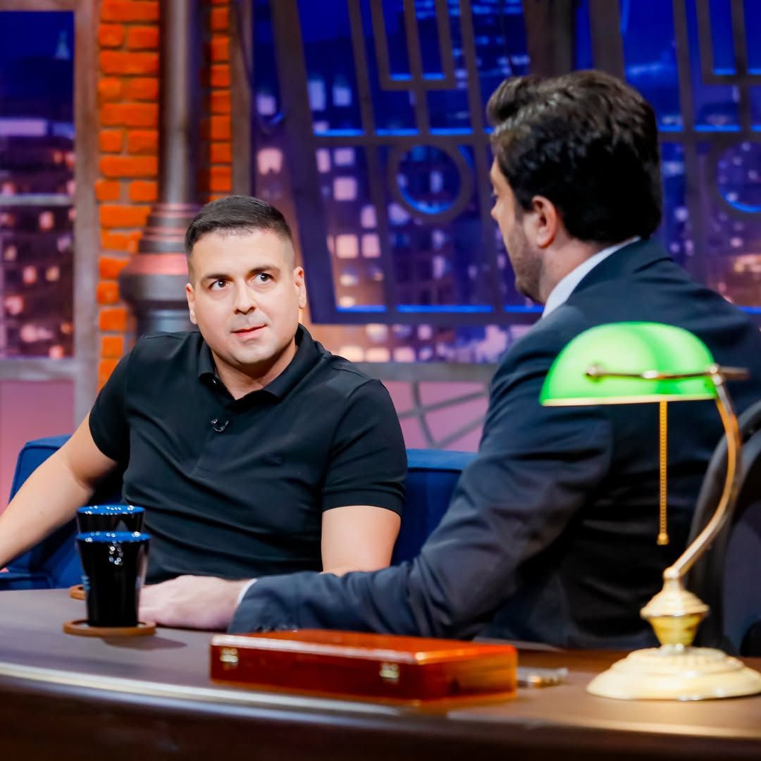 Marcelo Castro no The Noite com Danilo Gentili.  Foto: Lourival Ribeiro/SBT