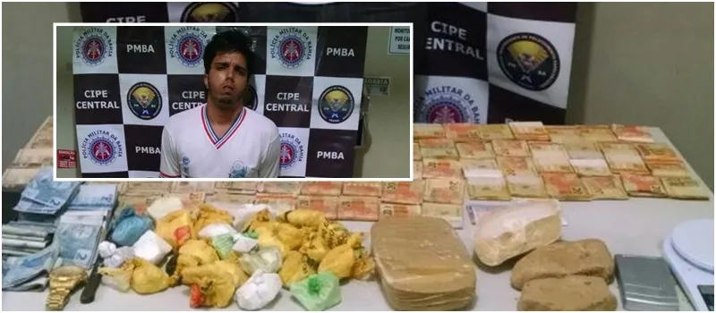 SE DEU MAL: Contador de quadrilha de tráfico de drogas é preso em Jequié