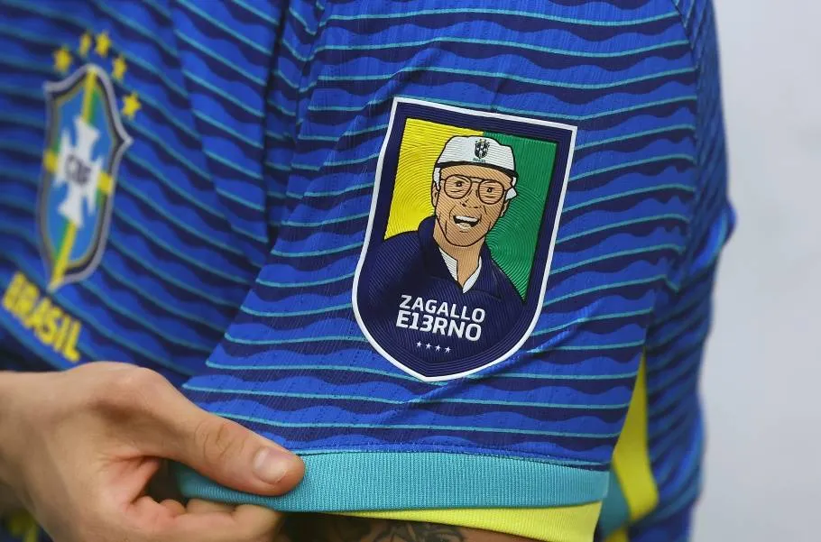 Seleção Brasileira utilizará homenagem a Zagallo em uniforme durante amistoso contra Inglaterra