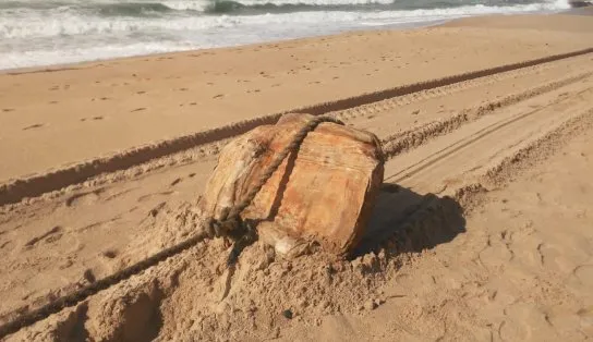 Do nada: caixas de origem misteriosa surgem na Praia do Flamengo e intrigam a população