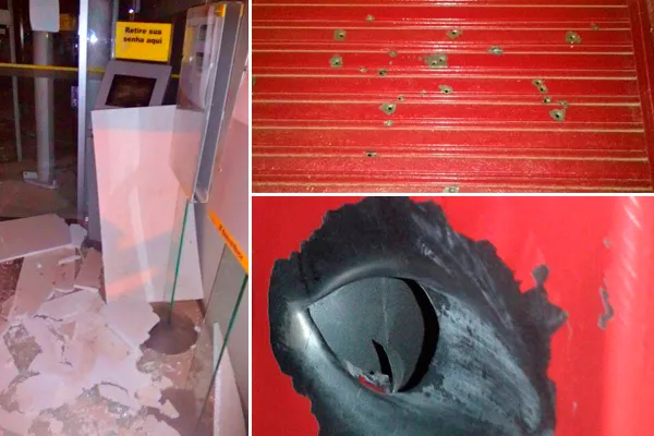 Bandidos explodem caixas eletrônicos no município de Uibaí