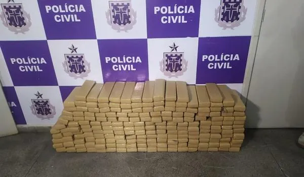 Polícia apreende 200 quilos de maconha dentro de veículo, no interior da Bahia 