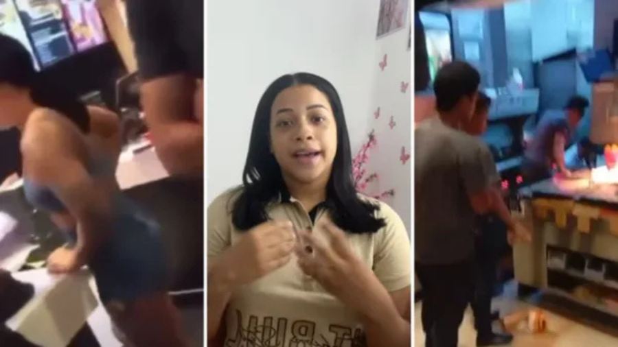 Blogueira Lay Santos, que possui cerca de 13 mil seguidores no Instagram, denunciou ter sido agredida por uma funcionária do McDonald's. Foto: redes sociais