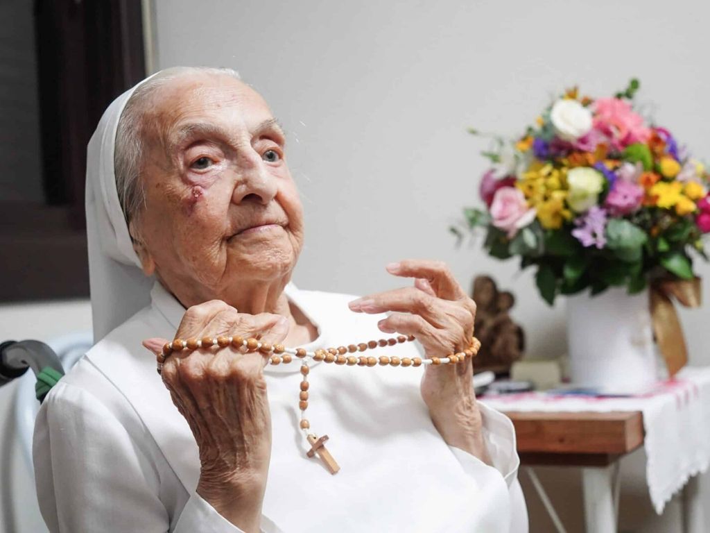 Inah recebeu o título de pessoa viva mais velha do mundo no início deste ano, após a morte da japonesa Tomiko Itooka, também aos 116 anos.Foto: Gerontology Wiki