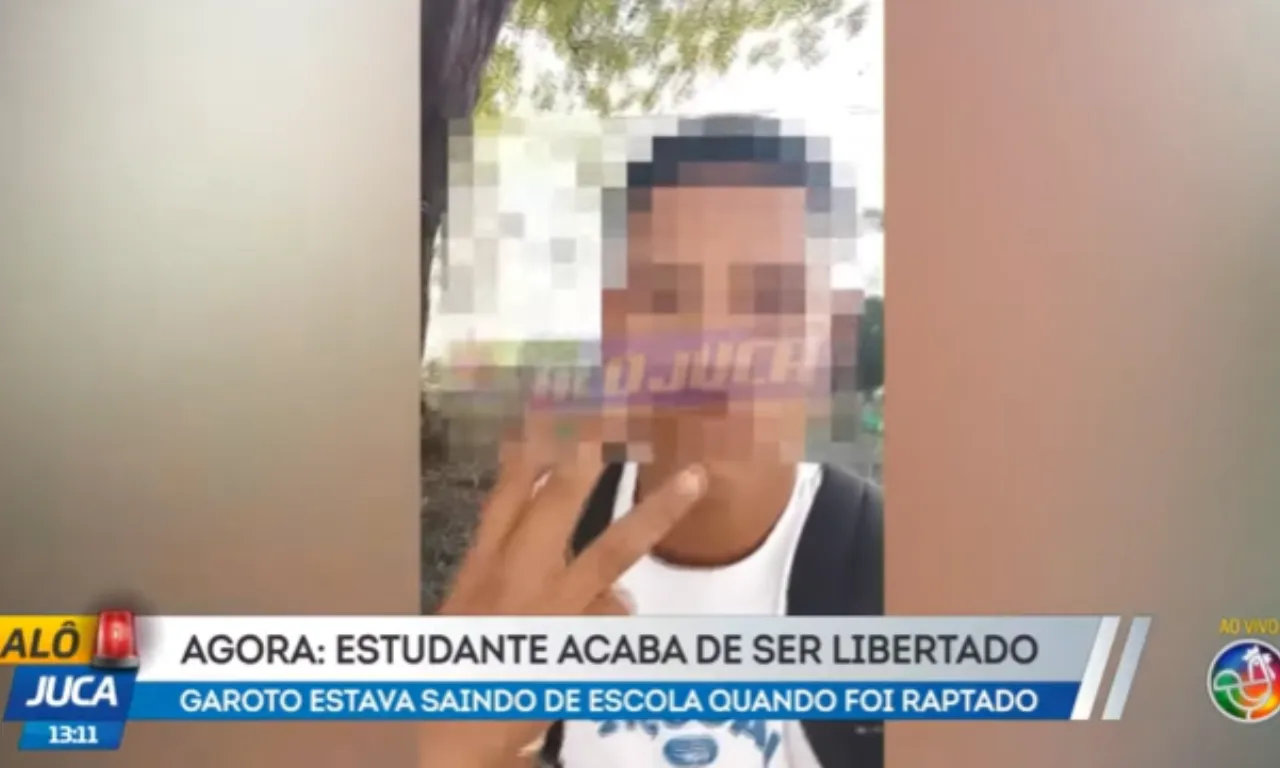 Estudante é libertado após sequestro em frente a escola em Cajazeiras
