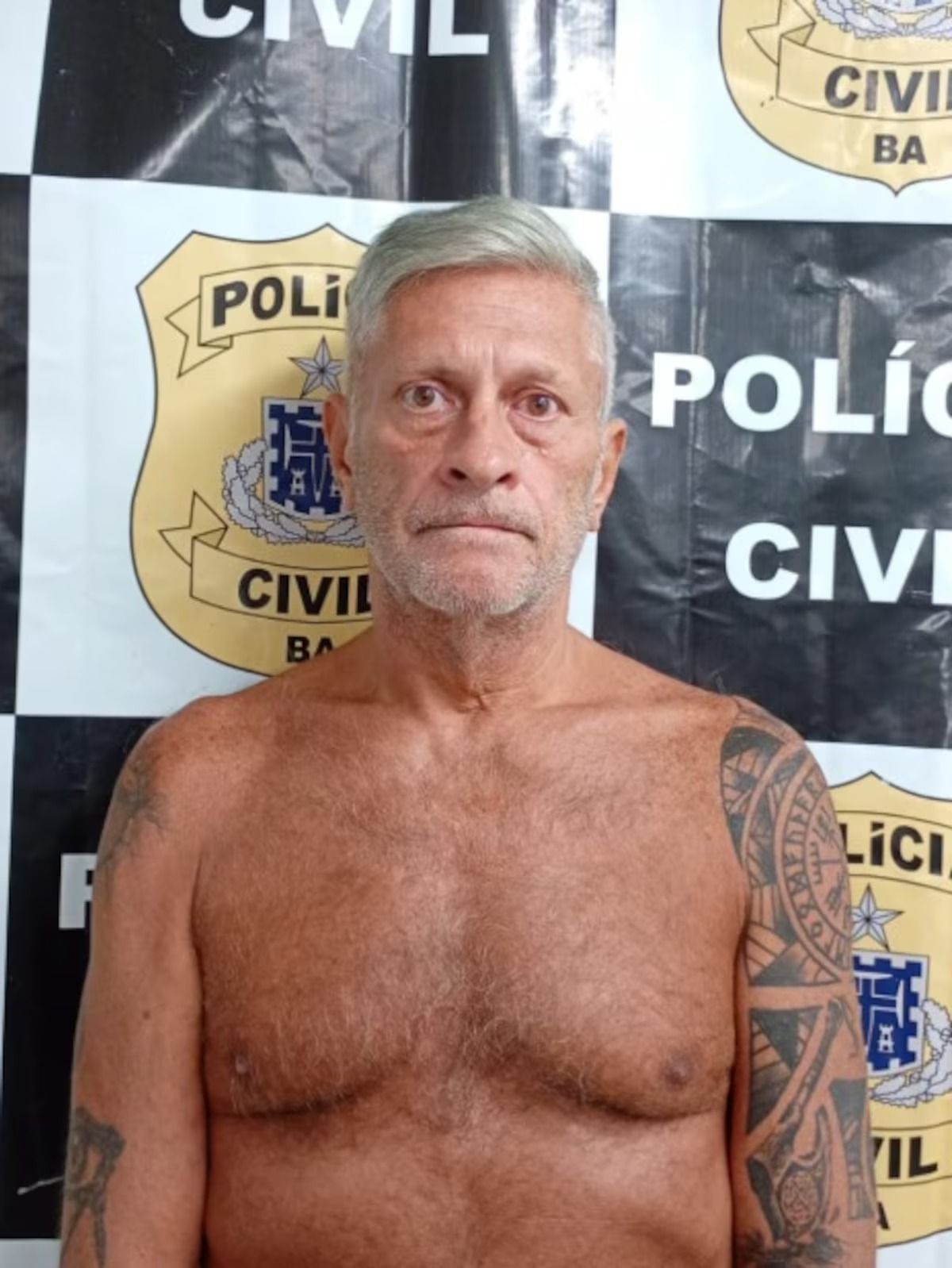 O empres&aacute;rio S&eacute;rgio Nahas foi preso na Bahia quase 24 anos ap&oacute;s o assassinato da esposa, Fernanda Orfali, ocorrido em S&atilde;o Paulo. | Foto: SSP-BA