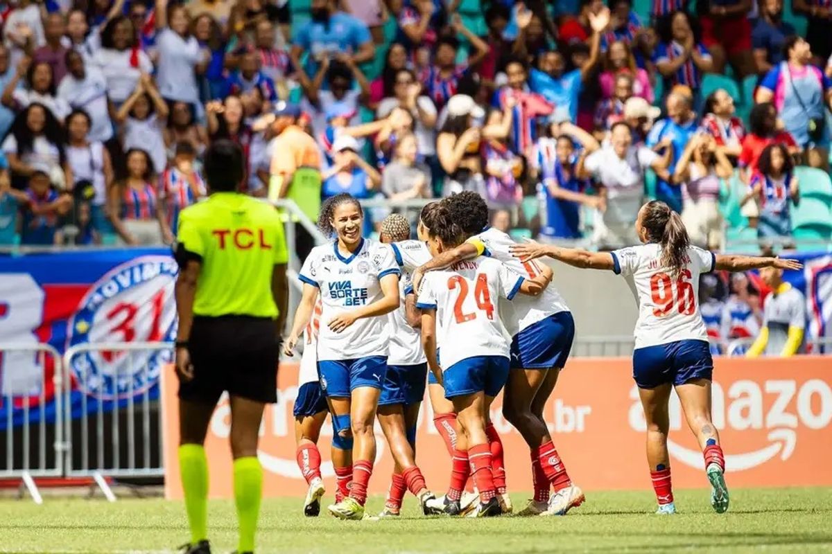 Bahia enfrenta o Flamengo na semifinal da Copa do Brasil Feminina. Foto: Reprodu&ccedil;&atilde;o