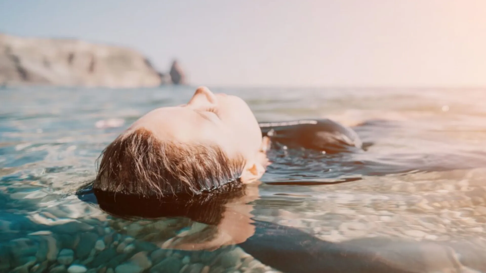 Imagem de banho de mar 