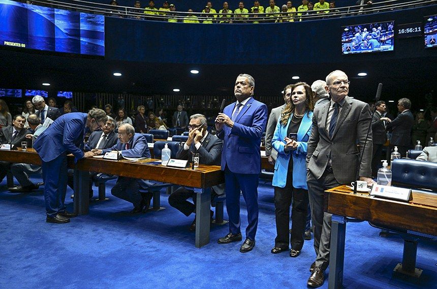 Desavença com Marina Silva gera protestos no Senado. Foto: Agência Senado