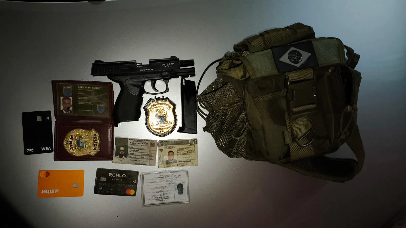 PM prende homem em flagrante por uso de documentos falsos em Valéria