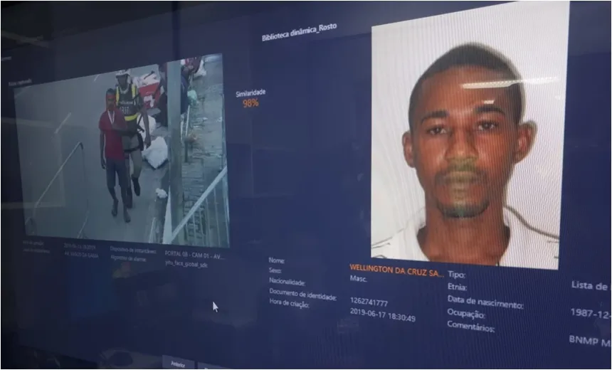 Sistema de reconhecimento facial  ajuda na prisão de foragido da Justiça no entorno da Fonte Nova