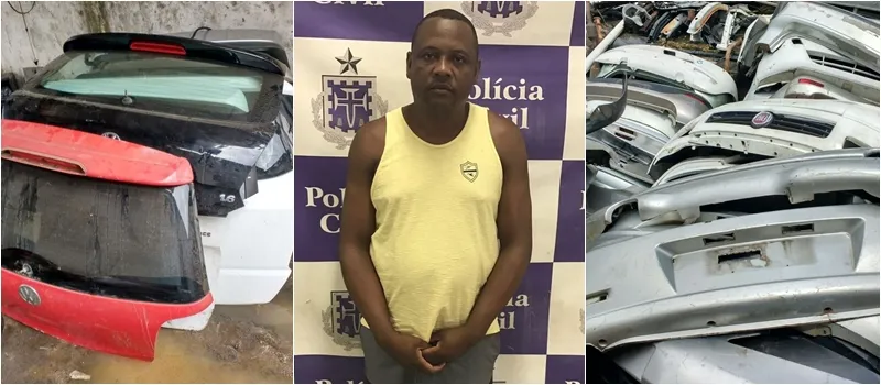 SUBURBANA: Polícia ‘estoura’ dois galpões de desmanche de veículos e prende dono em flagrante
