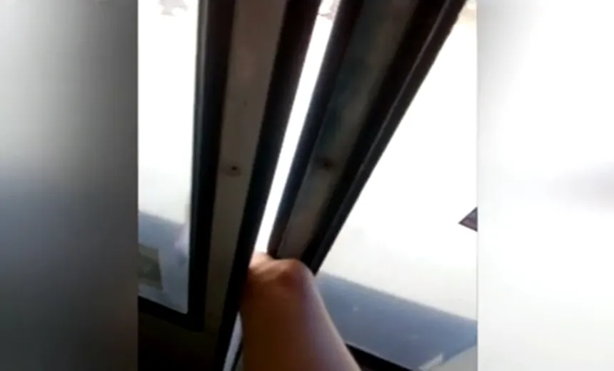 ‘Pedi para ele parar’, diz passageira que teve a perna presa em porta de ônibus