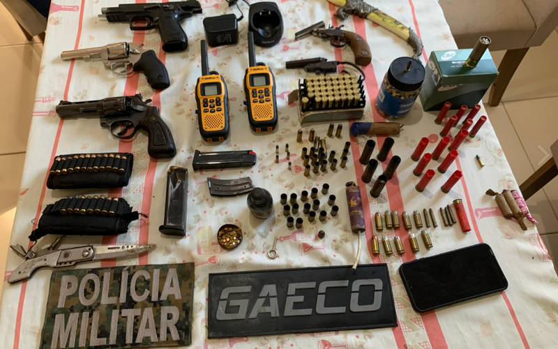 As investiga&ccedil;&otilde;es apontam que o grupo operava por meio de empresas de seguran&ccedil;a privada sem autoriza&ccedil;&atilde;o da Pol&iacute;cia Federal. | Foto: MP-BA