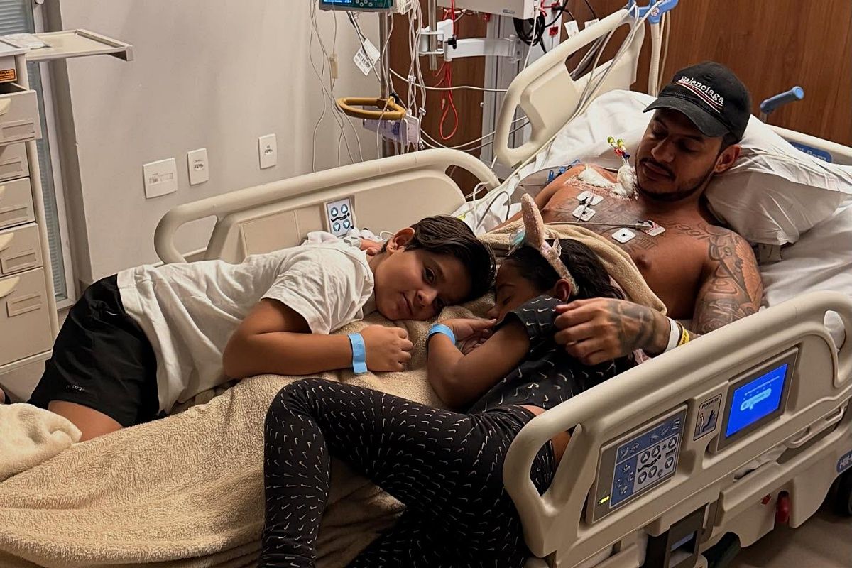 Internado desde a quinta-feira após intoxicação por metanol, Hungria apresentou melhora no seu quadro clínico. Foto: Instagram