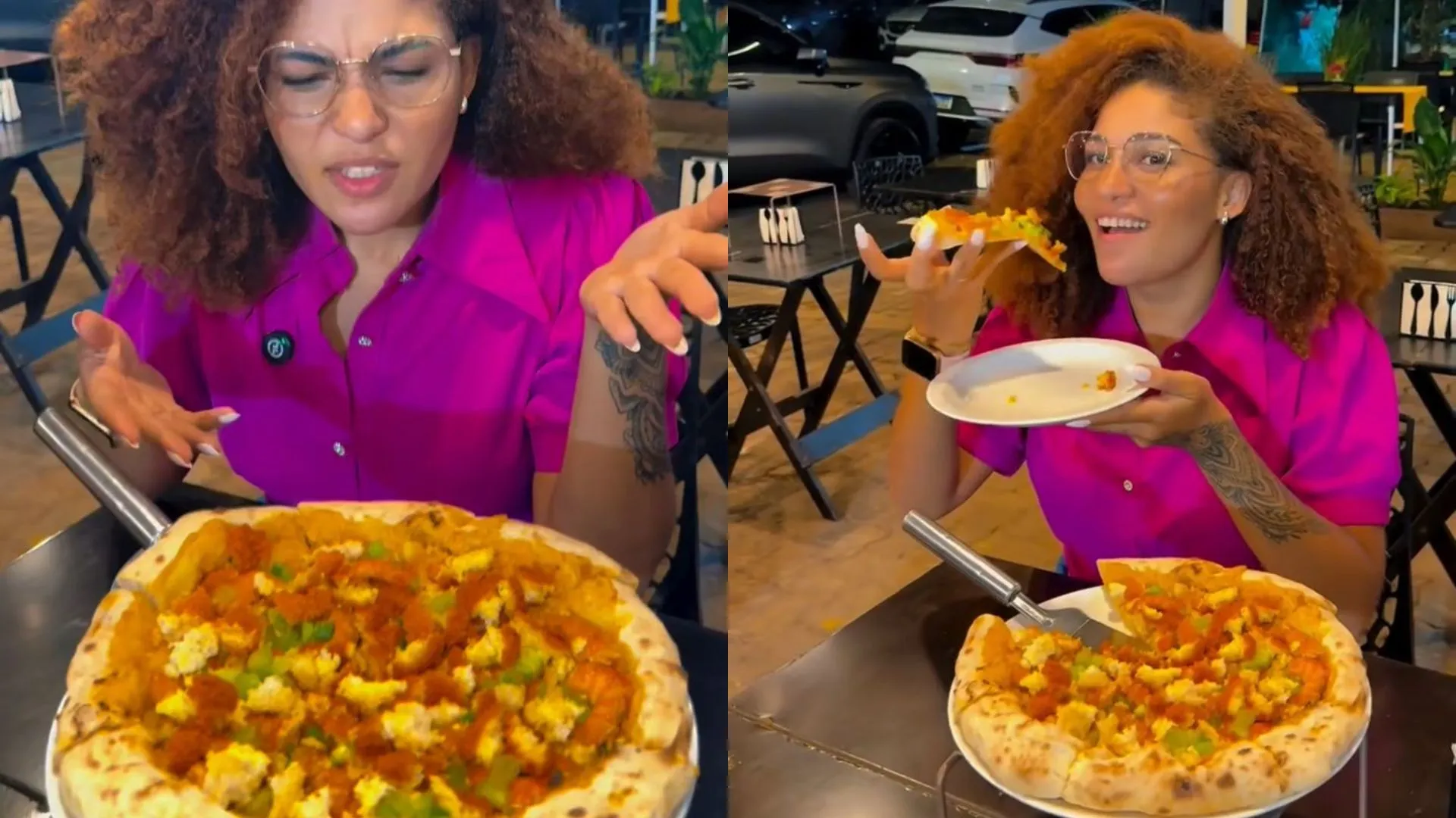 Amassarias? Pizza de acarajé divide opiniões: 'Tem comida que a gente não mexe'