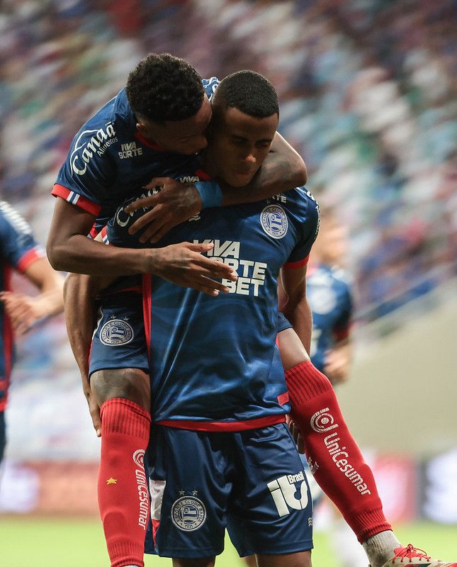 Erick marcou 2 para o tricolor baiano contra o Vozão | Foto: Letícia Martins/EC Bahia