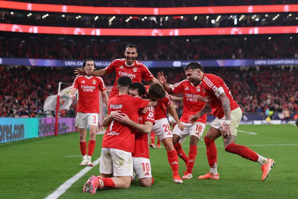Benfica empata com o Mônaco e avança. Foto: Divulgação/UEFA