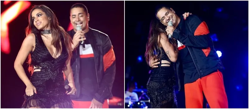 VEJA VÍDEO: Anitta participa da gravação do novo DVD do Harmonia em Brasília