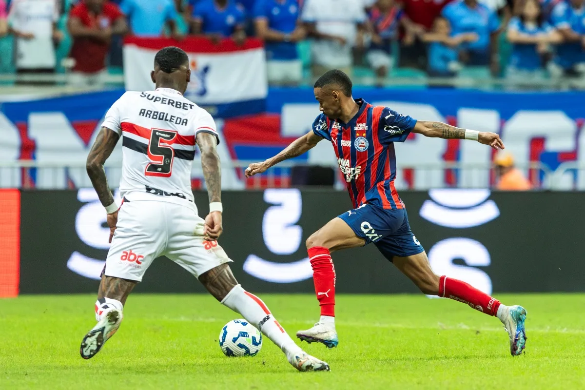 Bahia perde para o São Paulo fora de casa 