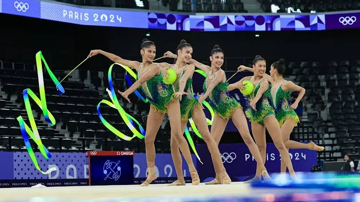 Imagem de grupo de ginástica rítmica 