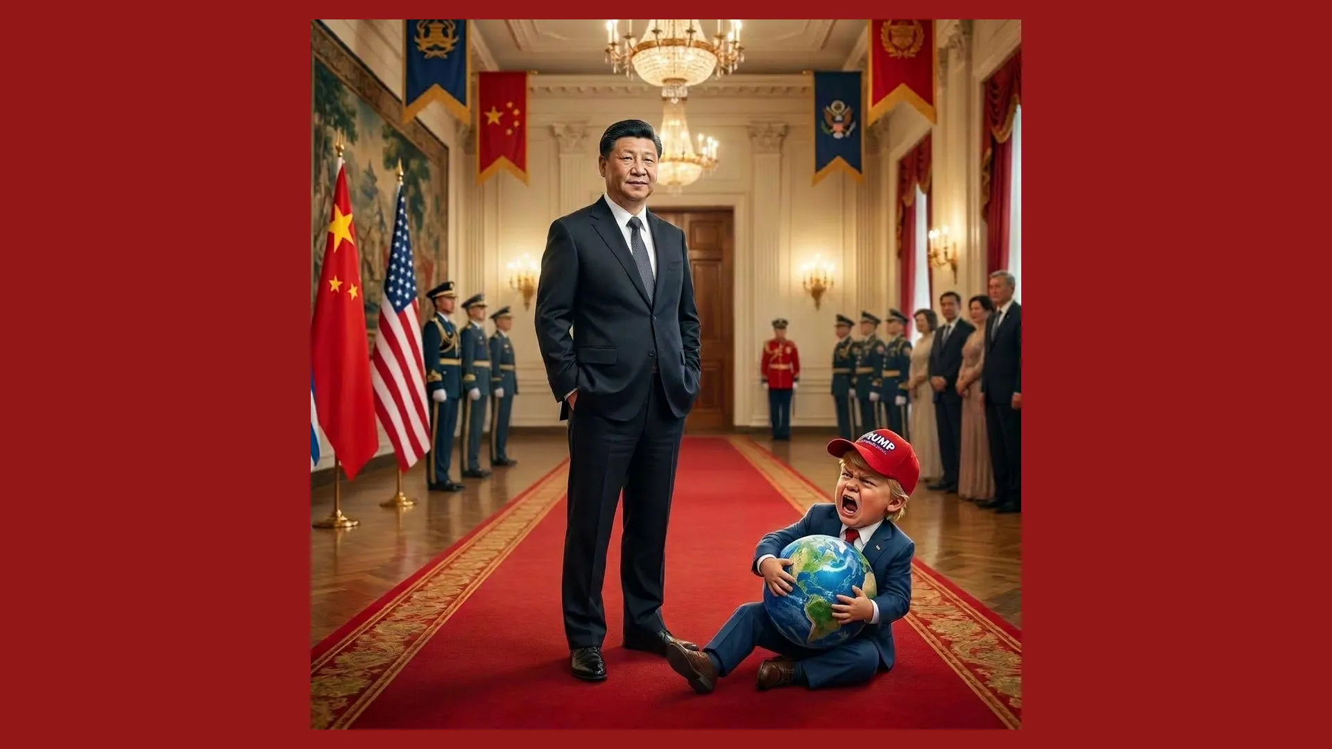 O deslumbre de Trump, a paciência geológica de Xi, e o futuro deste planeta
