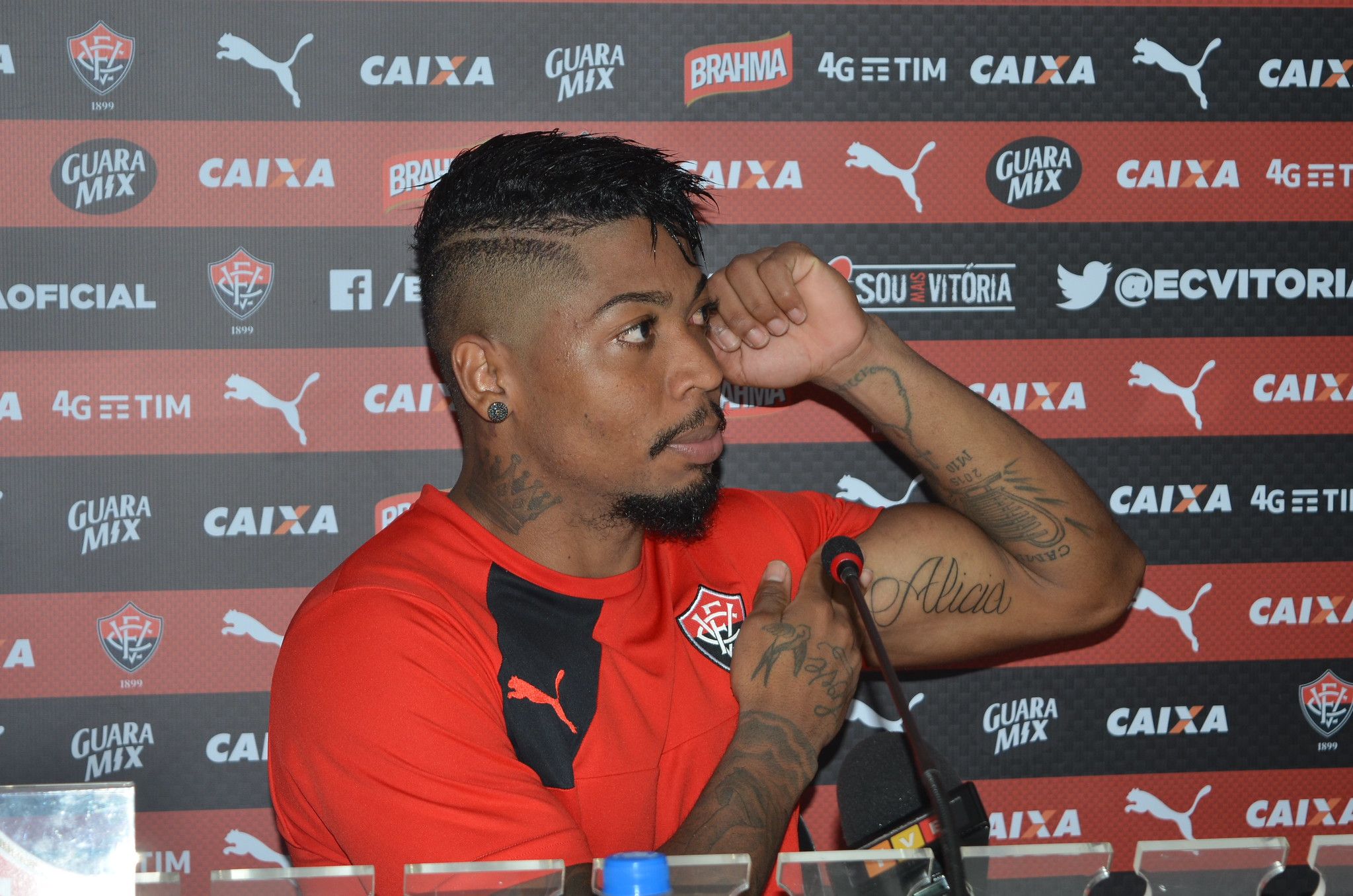 Marinho jogou pelo Vitória em 2016 | Foto: Francisco Galvão/EC VItória