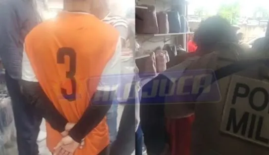 Homem é preso com arma falsa durante assalto a loja em Fazenda Grande II