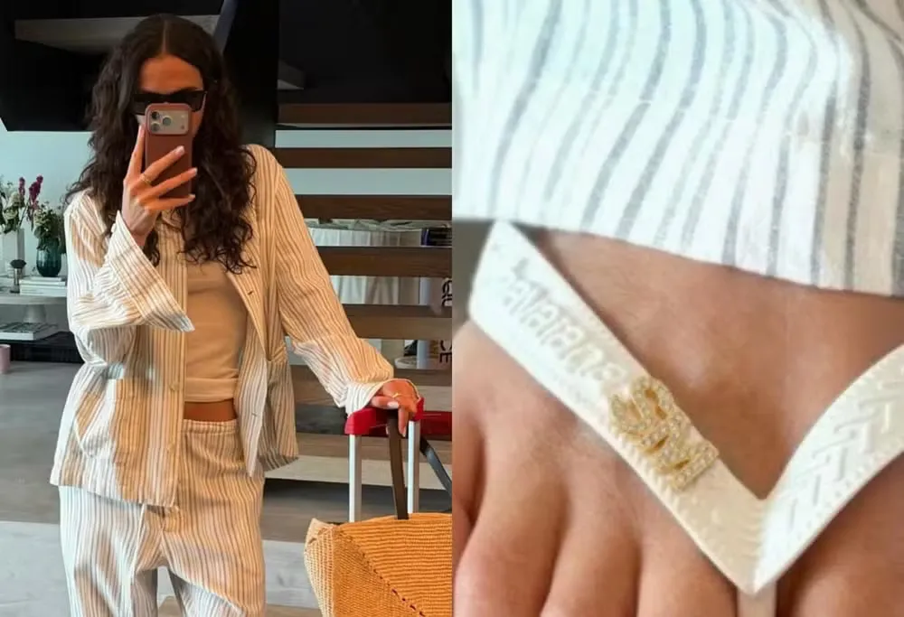 Bruna Marquezine chega a Salvador para Carnaval com bolsa de R$18 mil