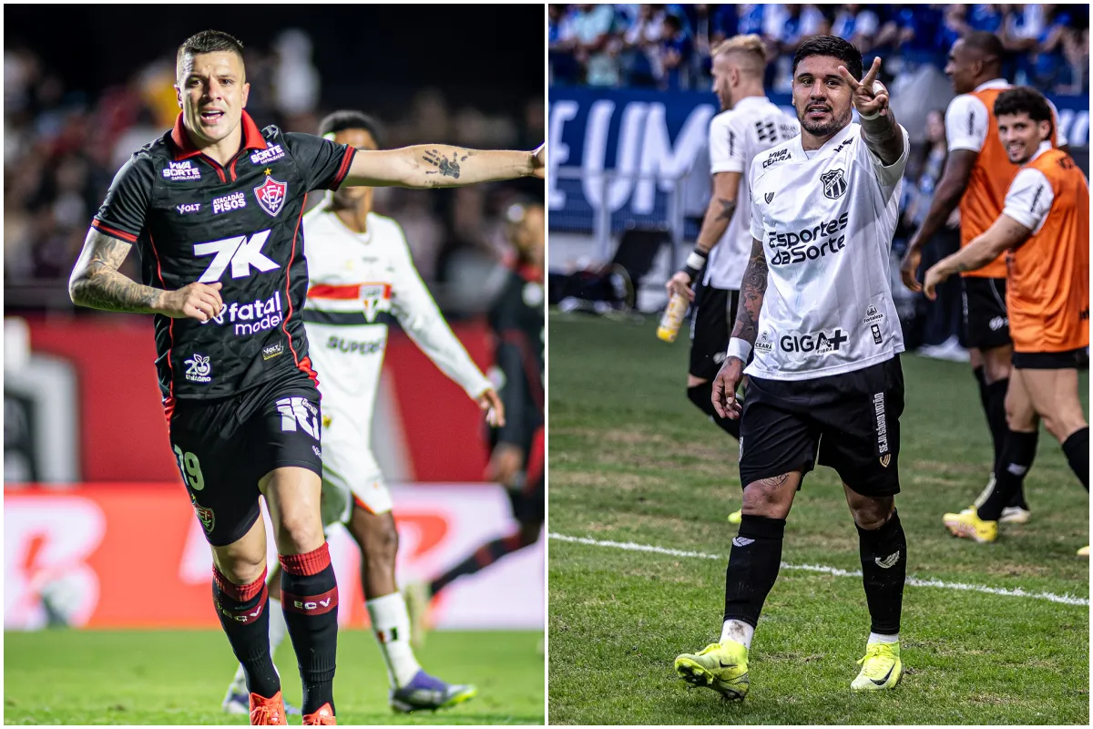 Vitória x Ceará: Confira as escalações para a partida