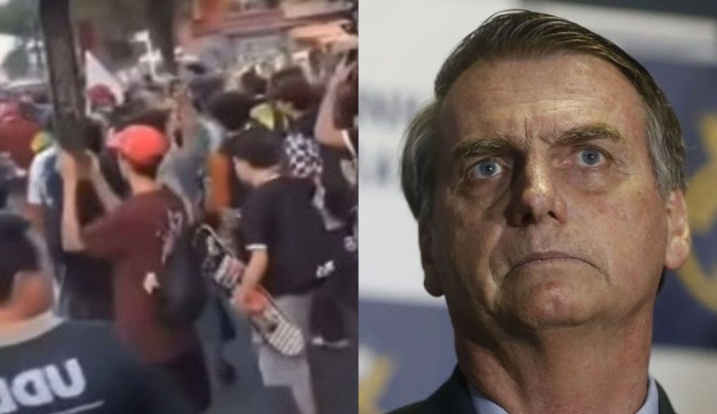 Jovens Skatistas Xingam Bolsonaro Na Paulista