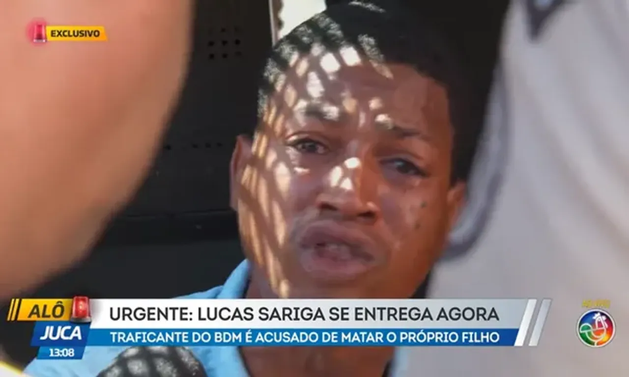 Suspeito de espancar e matar filho de dois anos se entrega: 'Vão me matar'.Foto: TV Aratu