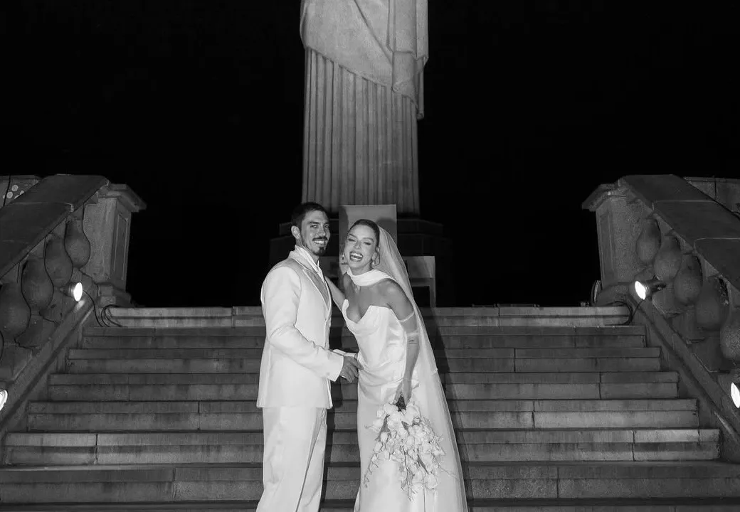 Giovanna Lancellotti compartilha fotos do casamento no Rio de Janeiro. Foto: Redes sociais / @gilancellotti /@Anna Quast