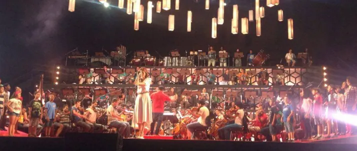 Durante ensaio na Arena, Ivete Sangalo se emociona ao cantar a música “Oração ao Tempo”