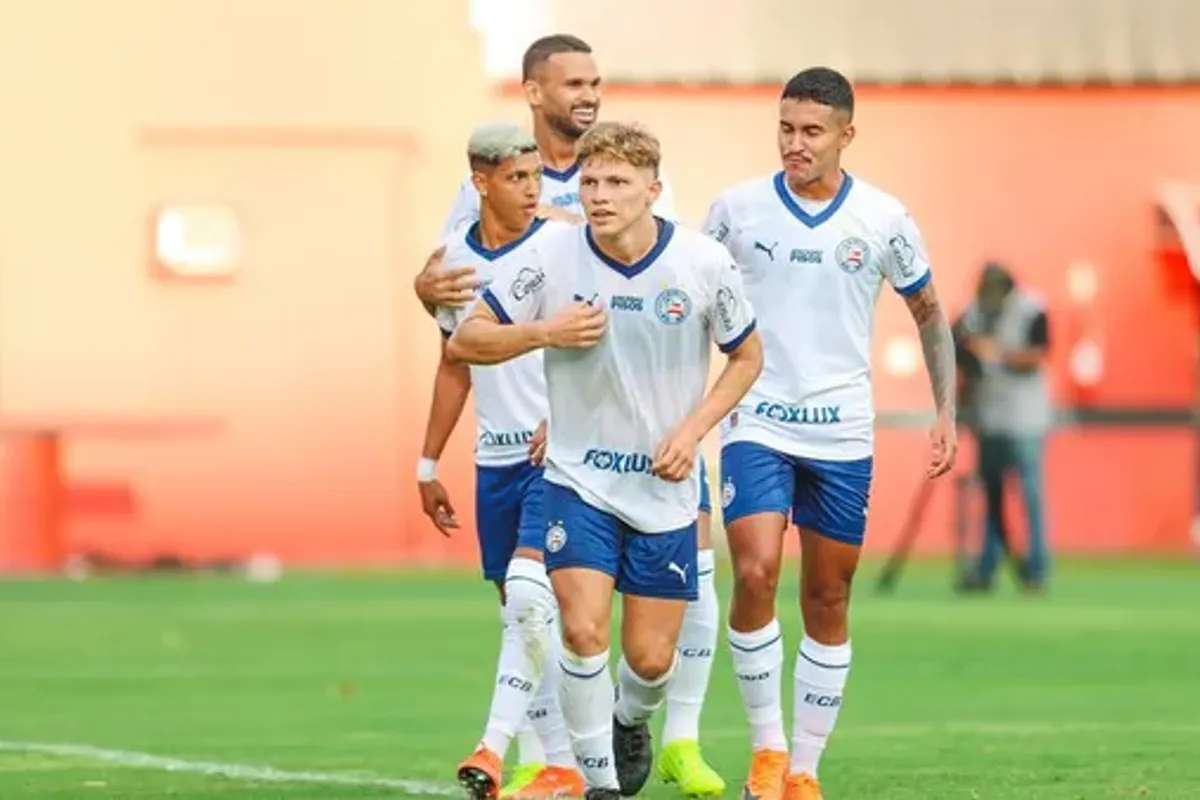 Dell foi autor do gol que deu o triunfo ao Tricolor no Ba-Vi. Foto: Let&iacute;cia Martins | EC Bahia