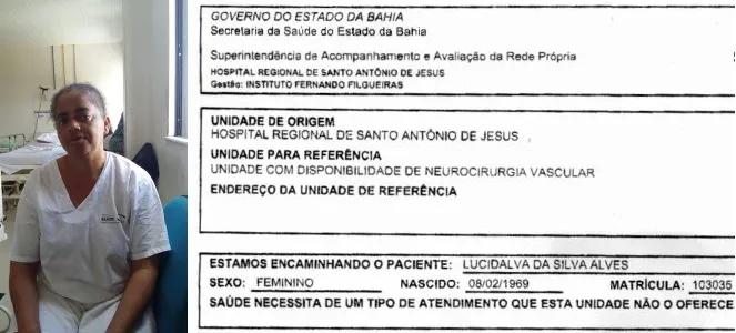SAÚDE: Diagnosticada com aneurisma, mulher está internada há quase três meses por falta de especialista
