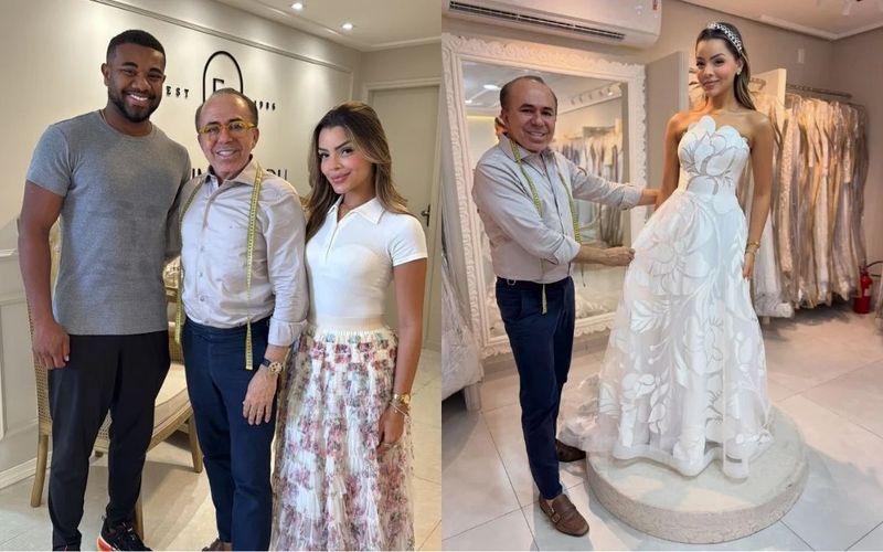 Ap&oacute;s assumirem o namoro, os dois oficializaram a uni&atilde;o e come&ccedil;aram os preparativos para a festa de casamento. | Foto: Redes Sociais&nbsp;