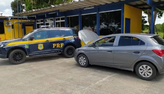 PRF recupera carro levado de locadora há mais de um ano, no sul da Bahia; veículo foi locado em Pernambuco