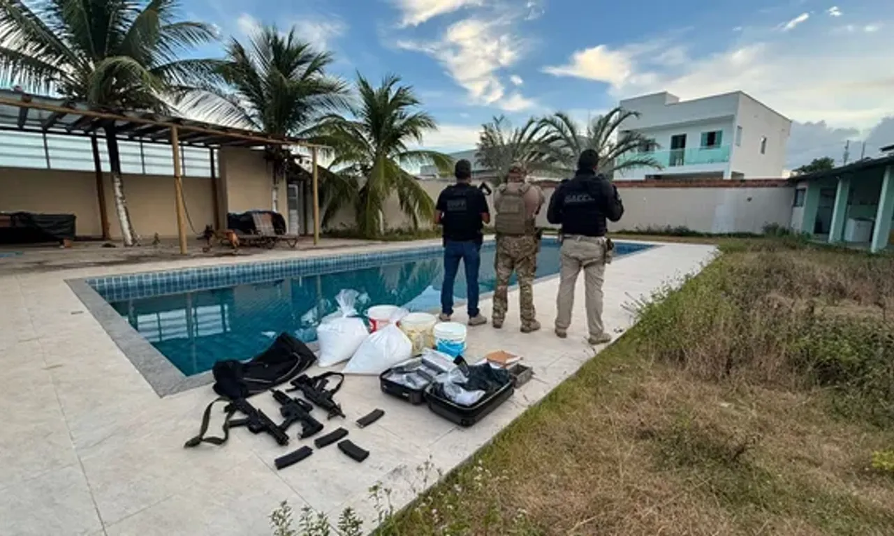 L&iacute;der do tr&aacute;fico em Salvador, &lsquo;Europeu' &eacute; preso em SP. Foto: Ascom PC