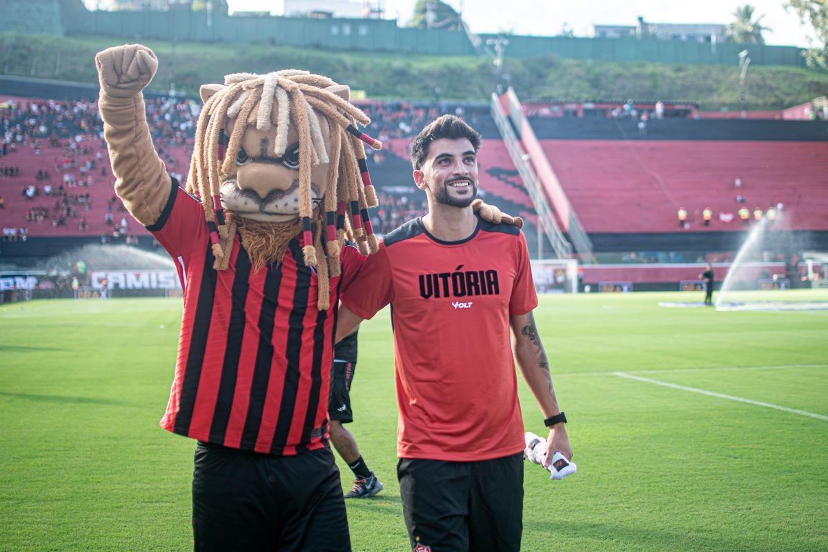 Além de Romarinho, Rúben Ismael não joga mais pelo Vitória nesta temporada. Foto: Victor Ferreira/EC Vitória