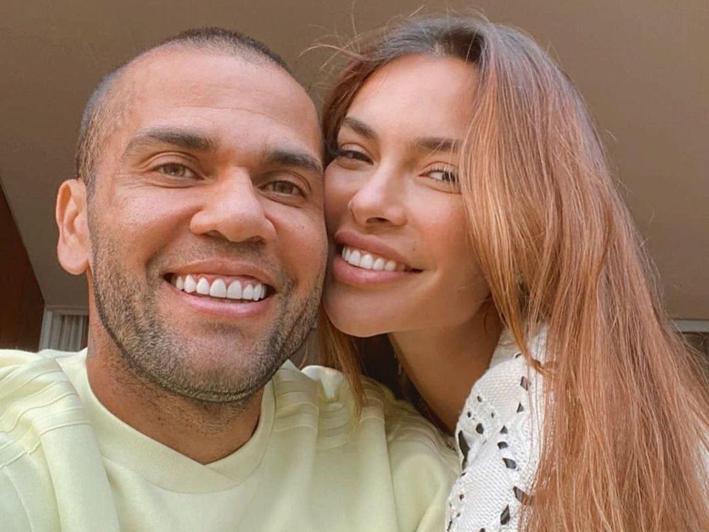 O casal Daniel Alves e Joana Sanz esperam o primeiro filho. Foto: Reprodução