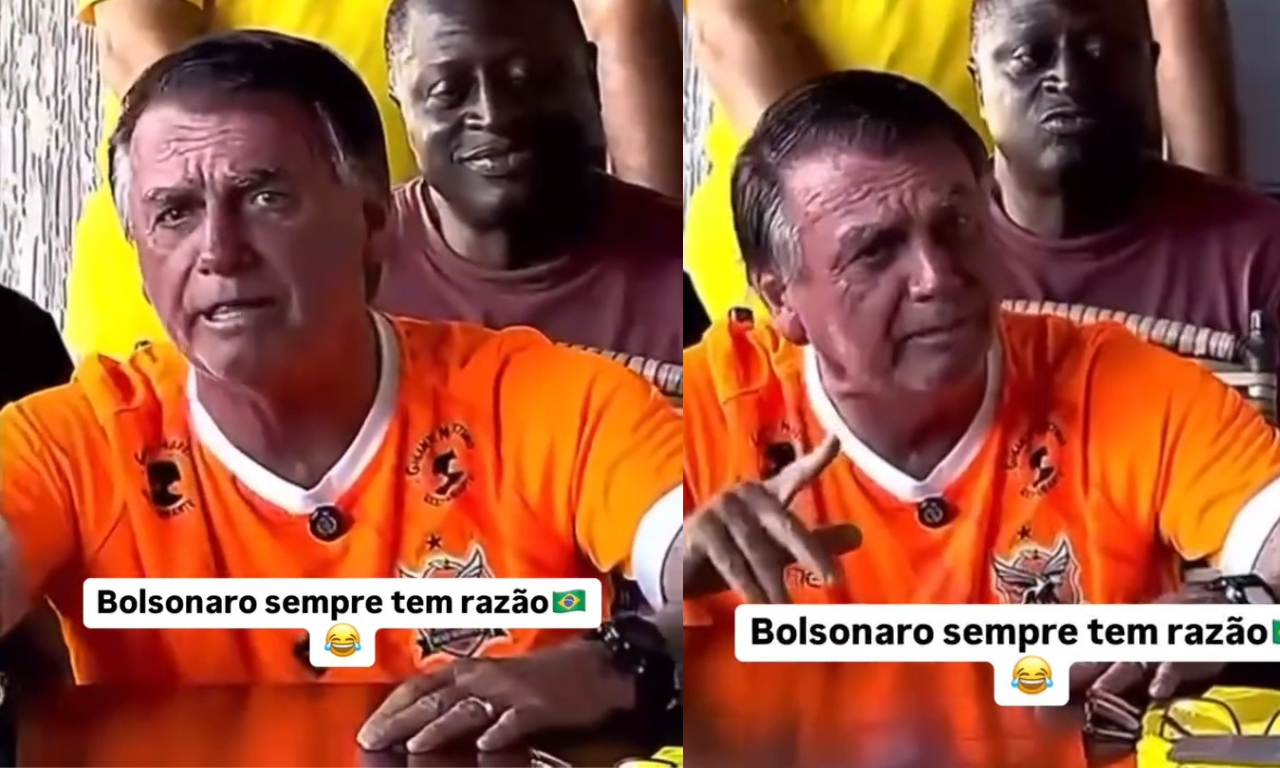 Vídeo de Bolsonaro repercute nas redes sociais. Foto: redes sociais | @bolsonaro_jr