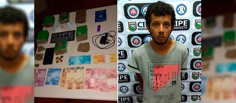 SIMÕES FILHO: Suspeito de tráfico é preso com drogas na rodoviária de Jeremoabo